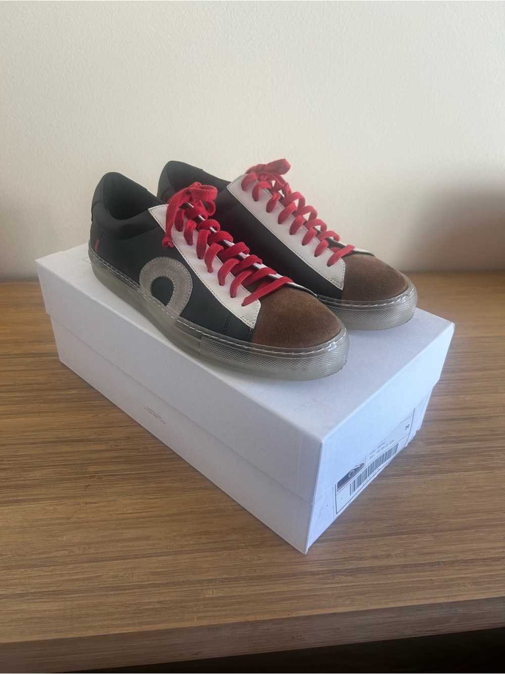 OLIVER CABELL LOW 1 EXOTIC unisex Italian leather luxury sneakers